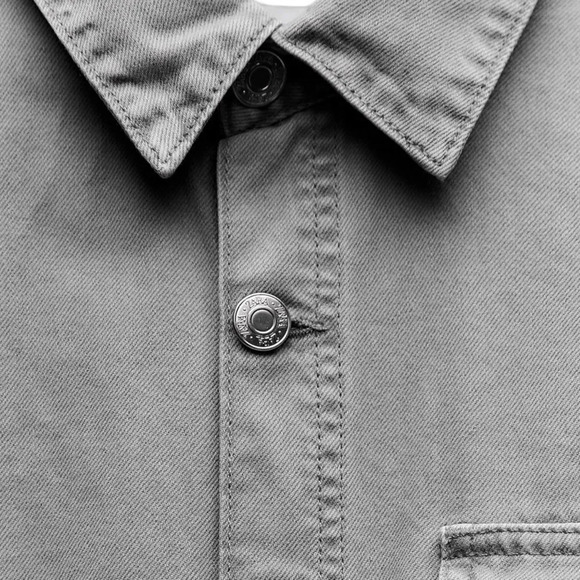 ZARA | Gray | TRF DENIM OVERALLS WITH DISTRESSED EFFECT - Picture 6 of 11